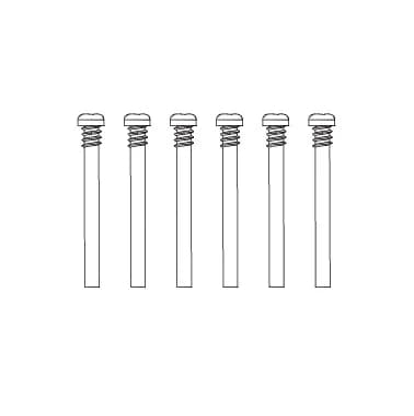 MJX Hyper Go Round Head Half Teeth Screw 6 Pack - Part Number M3294 0