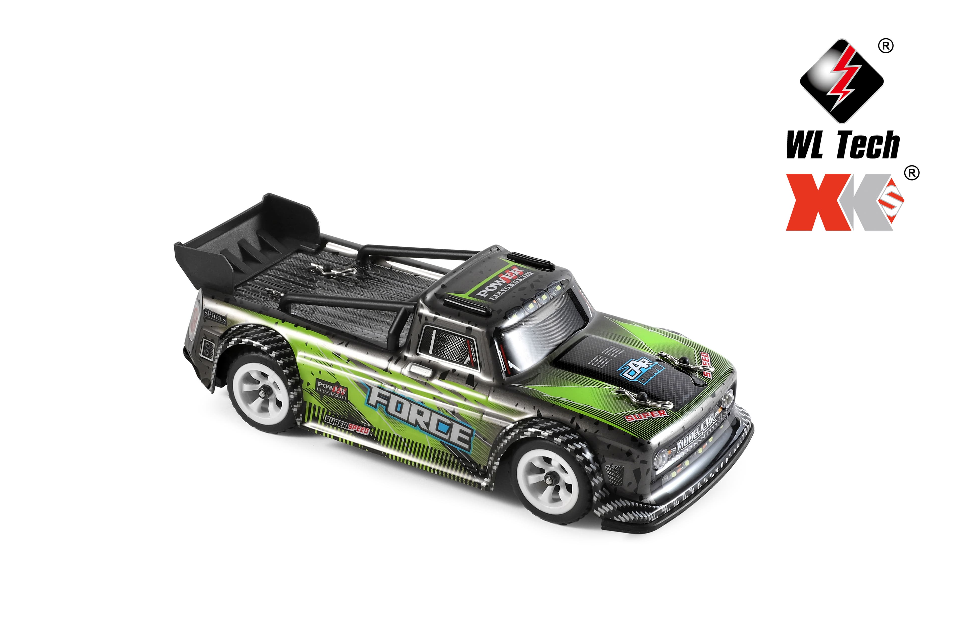 Wltoys 284131 1/28 Scale 4WD Short Course Drift RC Car with LED Lights – 30km/h High Speed Remote Control Car 4