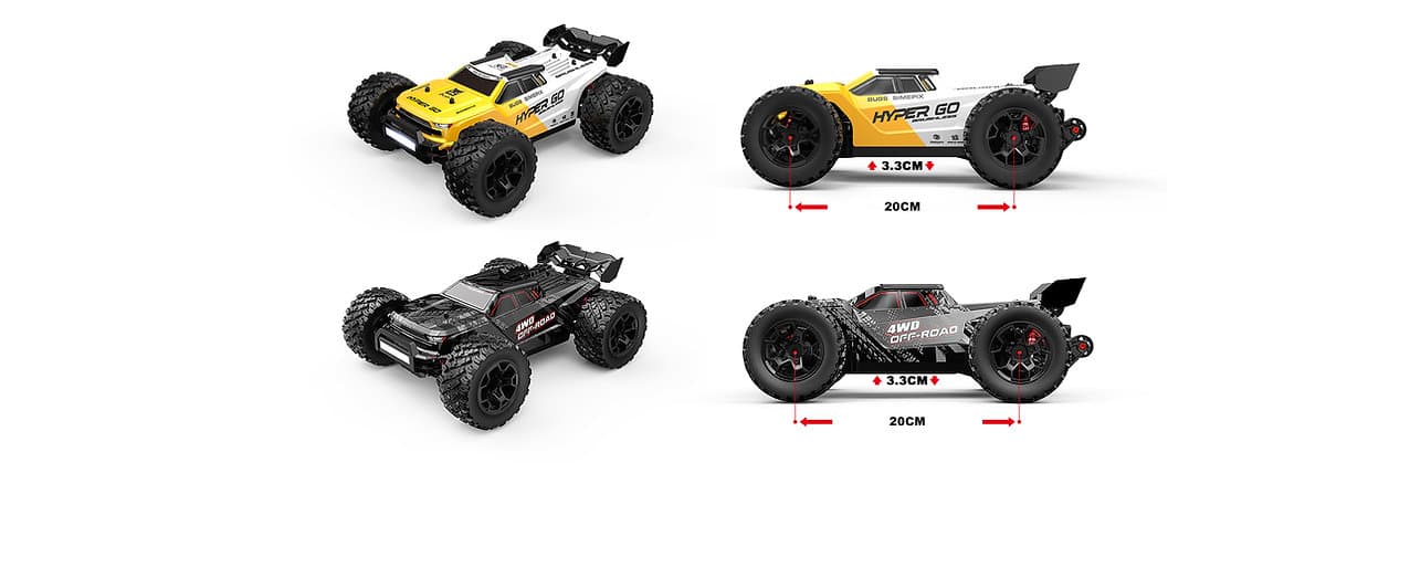 MJX Hyper Go 14207 Brushless 1/14 RC Car(with extra body cover) 65Kmph rccar India 6