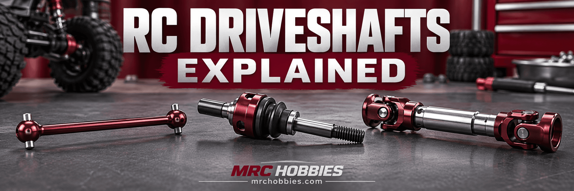 RC Driveshafts Explained: Dogbones, CVDs, and Universal Joints
