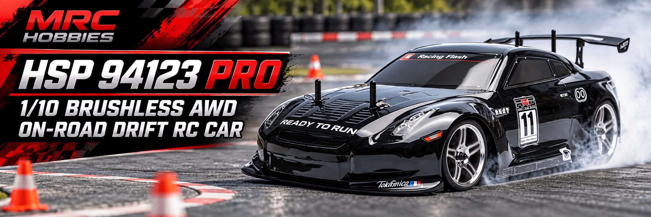 HSP 94123 PRO Brushless: A 1/10 Scale AWD RC Car for On-Road Drifting