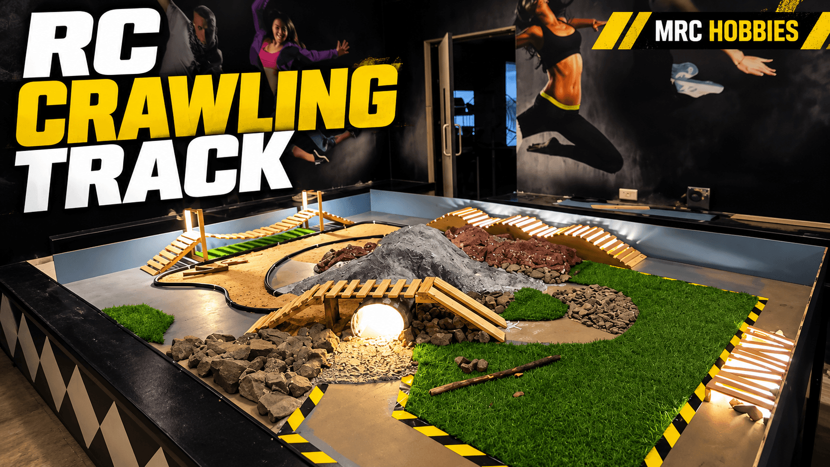 RC Crawling Track by MRC Hobbies Bringing Off Road Adventures Indoors