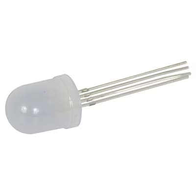 Diffused RGB Common Anode LED - 10mm Tricolor 0