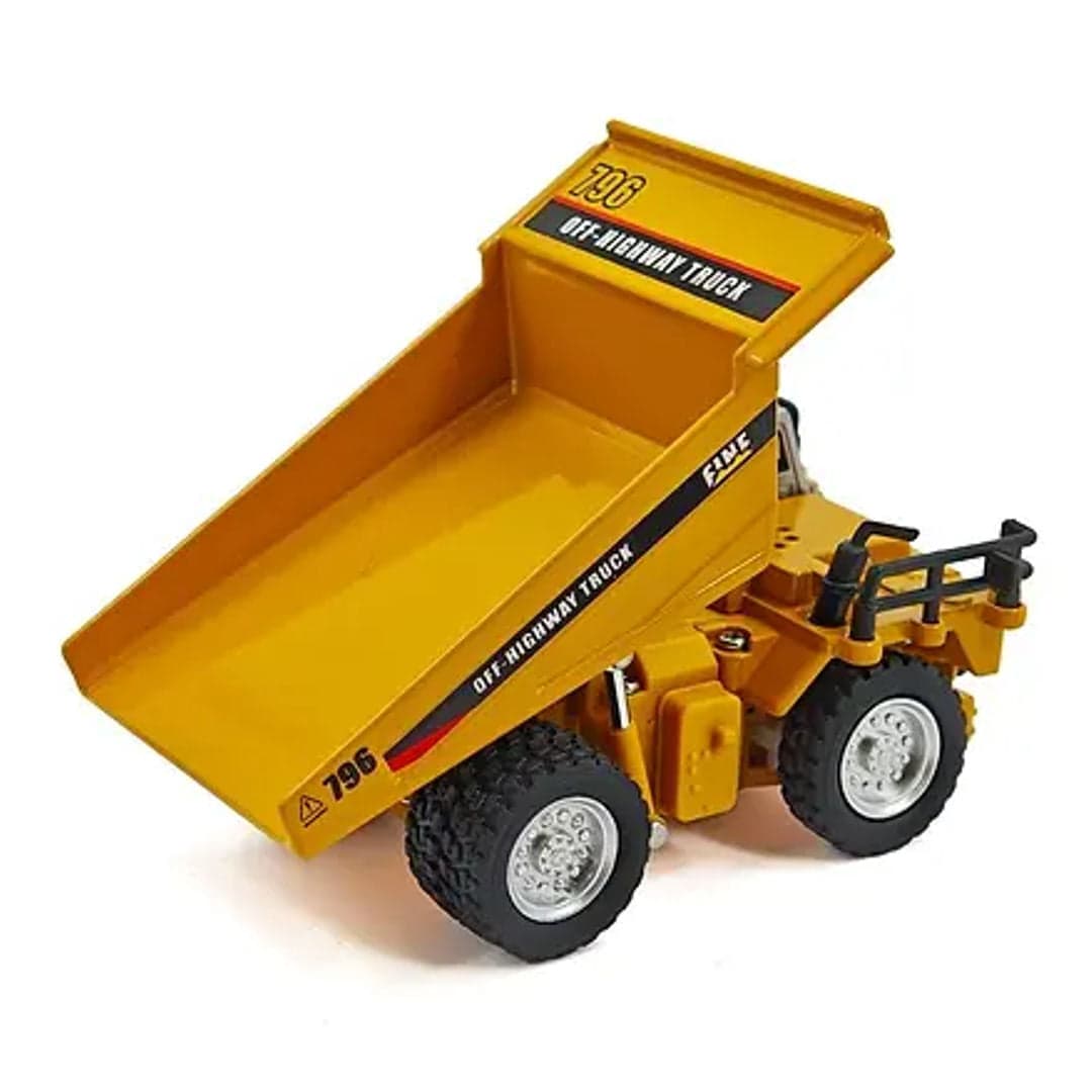 TRASPED HG4-414 1:64 Scale Mini RC Alloy Dump Truck | 2.4G App Control | Lights & Music 9