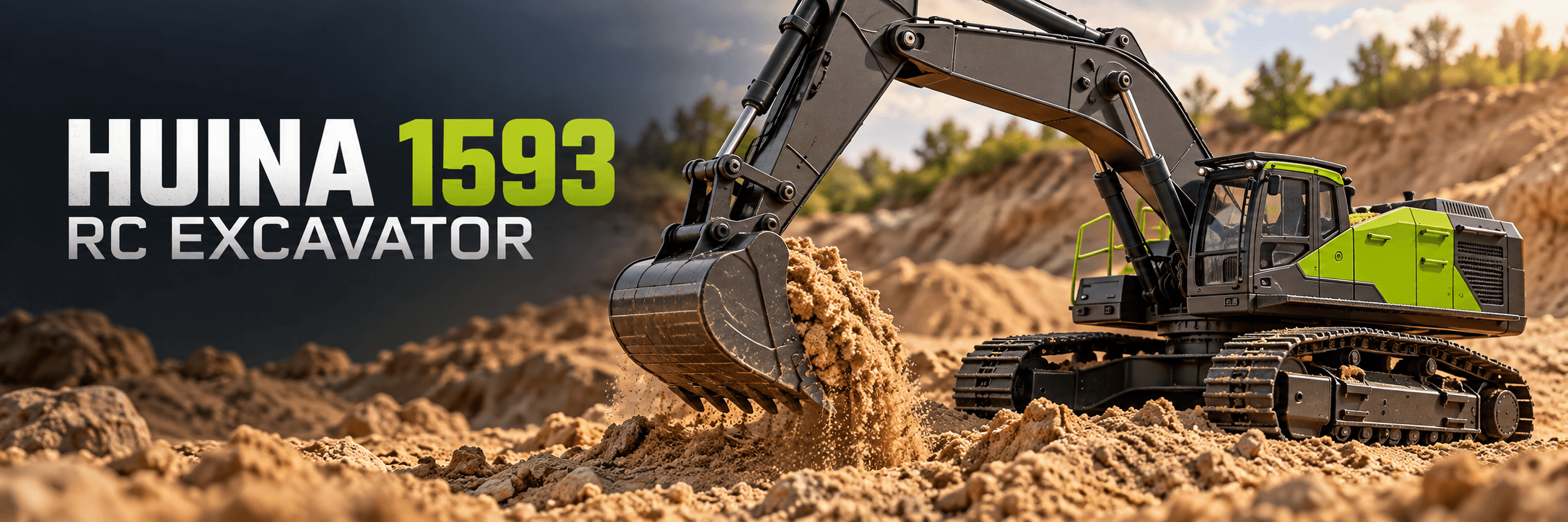 Huina 1593 RC Excavator: A Mini Construction Site You Can Control