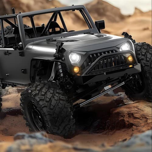MJX HYPER GO H12Y 1/12 2.4G 4WD 4CH Sensorless Brushless Motor RC Car Vehicle Model RTR - H12Y Titanium 2