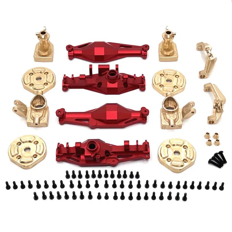 MJX Hyper Go H12Y+/H12Y Metal Upgrade Kit – Brass, C-Hubs & Aluminum Axles 0