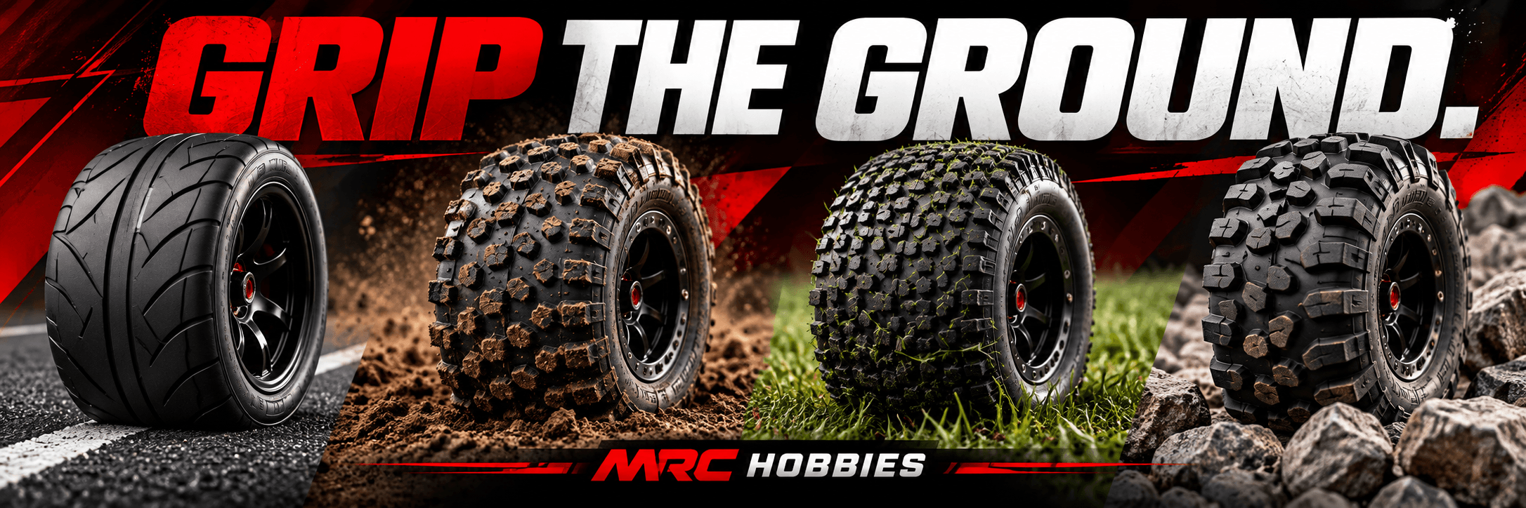 How to Choose RC Car Tires for Road, Dirt, Grass, and Rocks