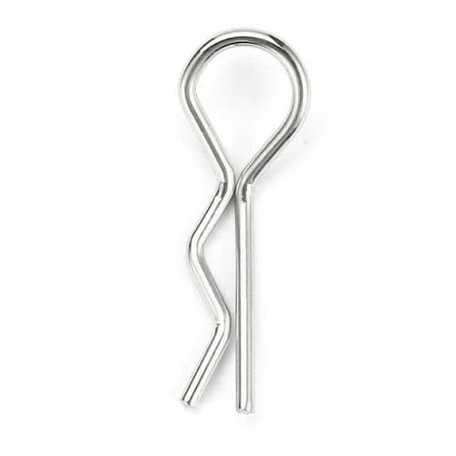 Stainless Steel Body Clips Shell Cover Pin Bend for 1/10 RC Car Remot 0