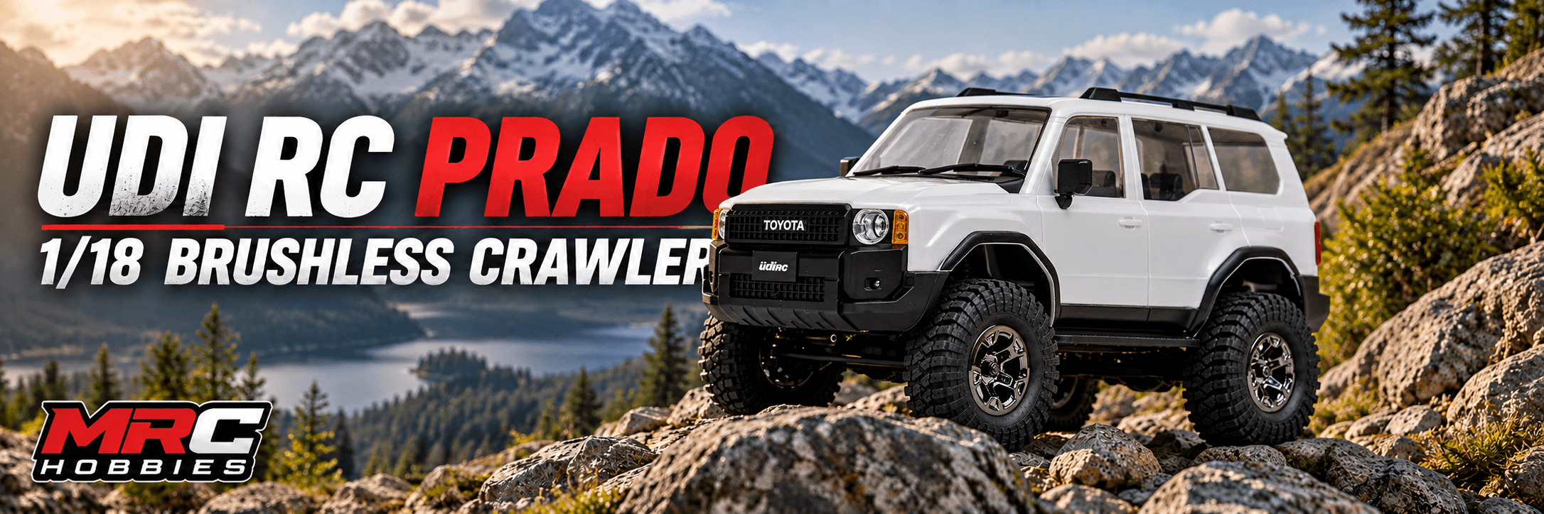 UDI RC Toyota Prado 1/18 Brushless Crawler: A Small SUV for Big Trail Adventures