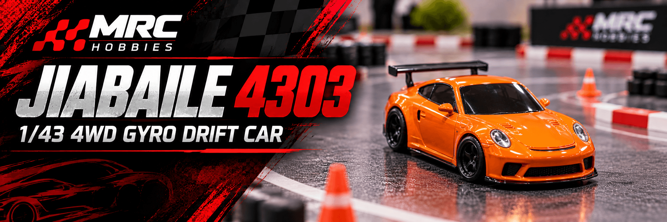 JIABAILE 4303 Gyro: Mini RC Drifting in 1/43 Scale