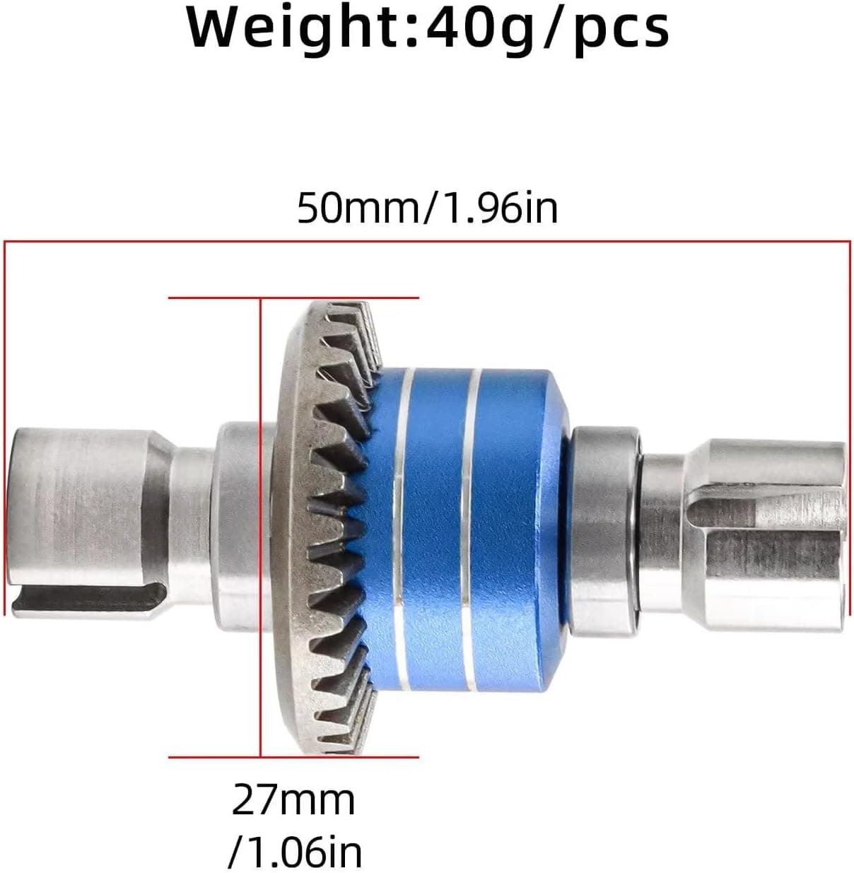 Upgrade Part for MJX Hyper Go 16207 16208 16209 16210 H16 14209 14210 14301 1/14 1/16 Metal Differential 16420G RC Car Upgrade Parts Accessories 1
