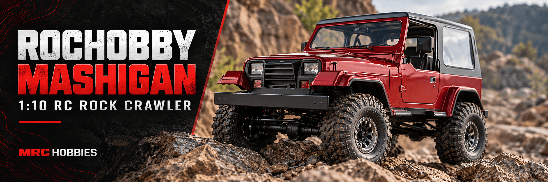 ROCHOBBY Mashigan 1:10 RC Rock Crawler: Built for the Scenic Route