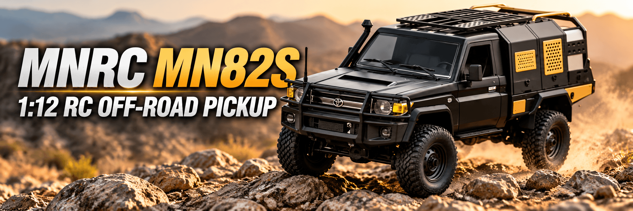 MNRC MN82S 1/12 RC Pickup Truck: Classic Looks, Trail-Ready Fun