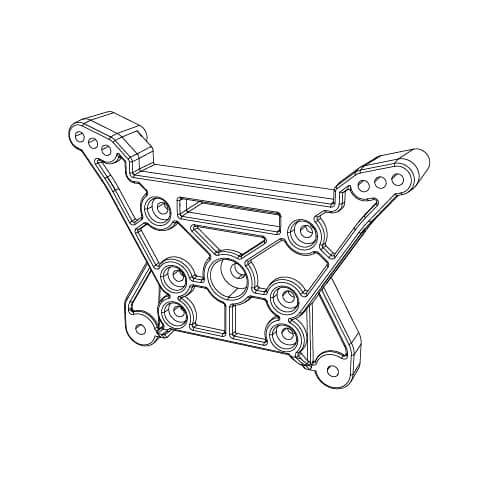MJX 10280B Rear Shock Tower 0