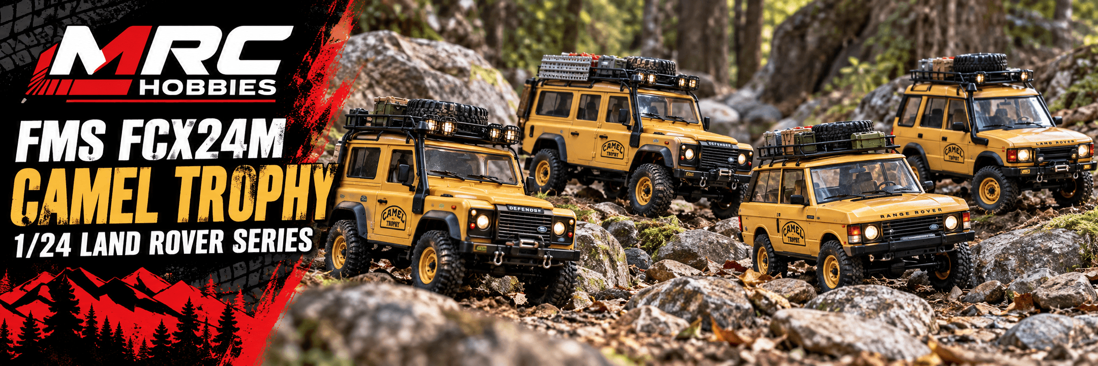 FMS FCX24M Camel Trophy 1/24 RC Crawlers: Classic Land Rover Adventure in Miniature
