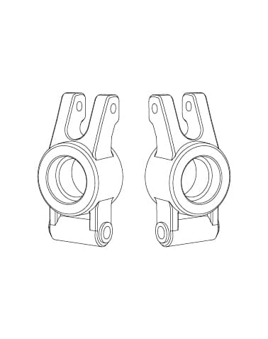MJX Rear Hubs 14260B 0