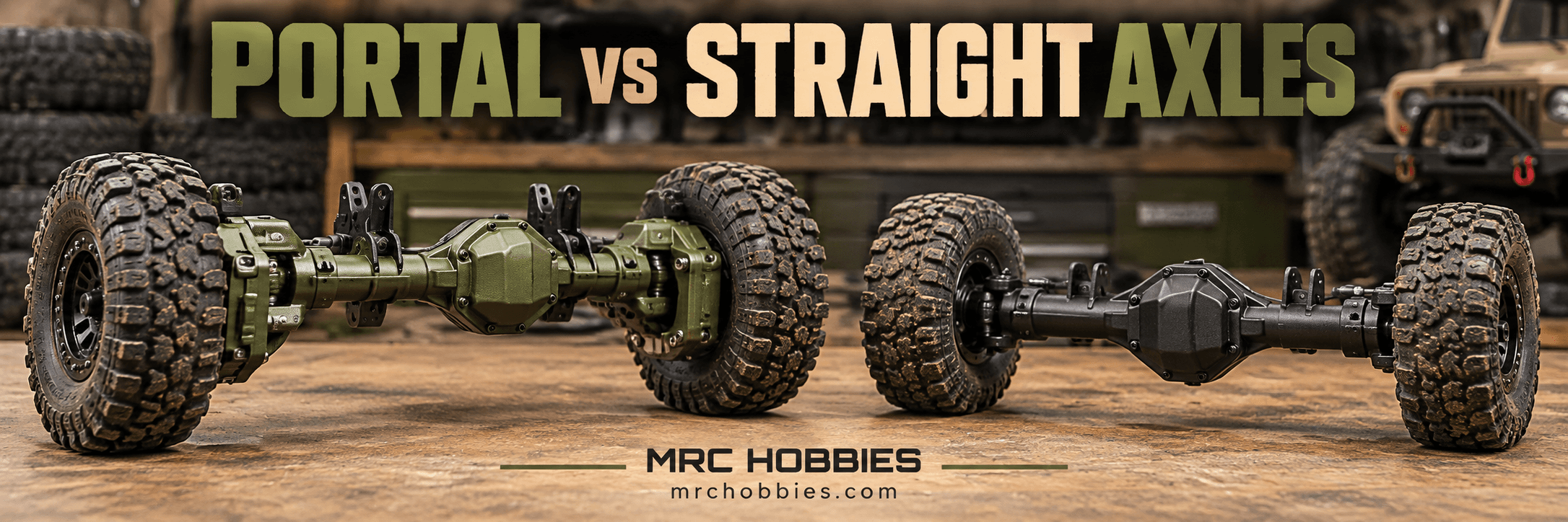 Portal Axles vs Straight Axles in RC Crawlers