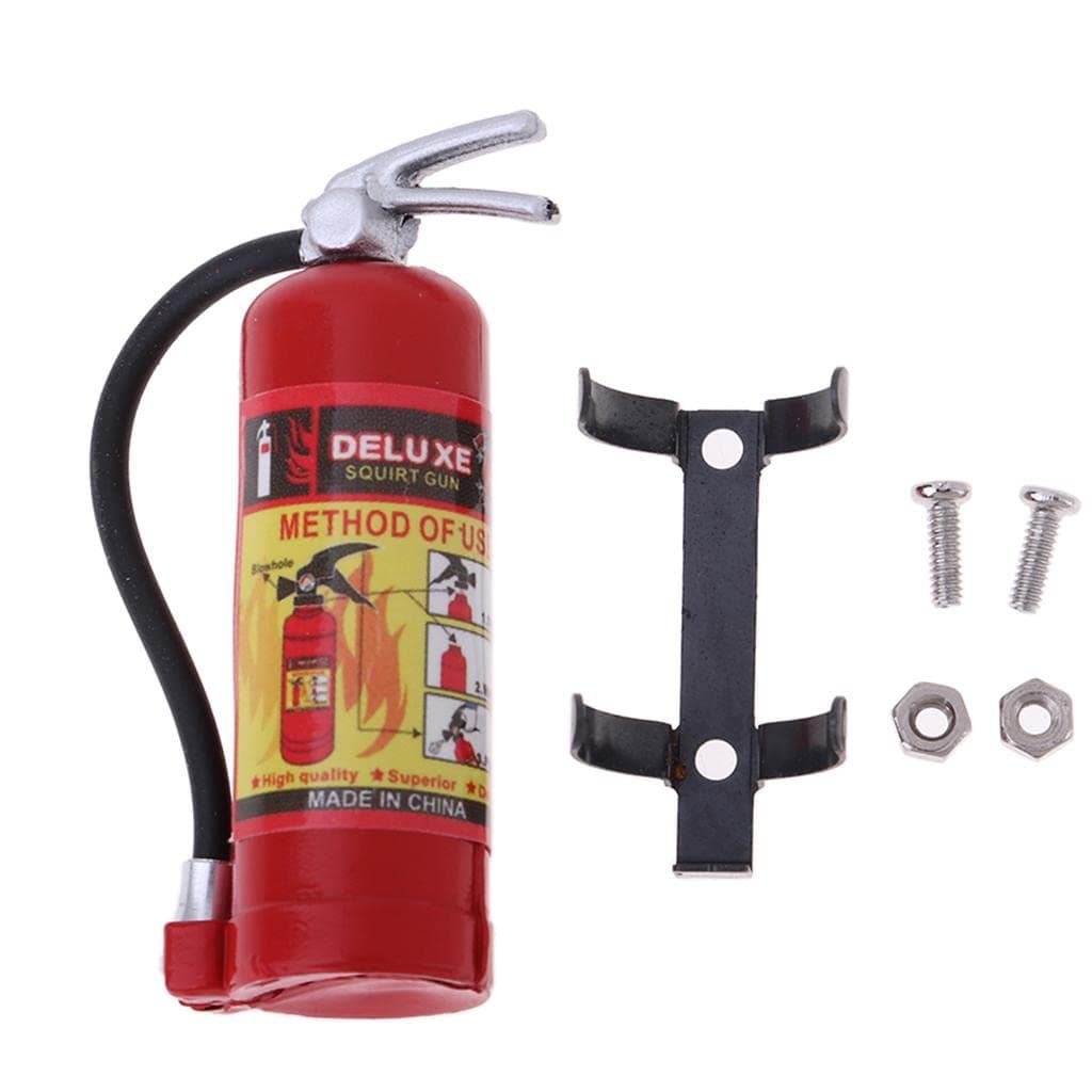 ATORSE 1/8 1/10 Scale Fire Extinguisher for Axial Scx10 D90 D110 Rc DIY Accessory 0