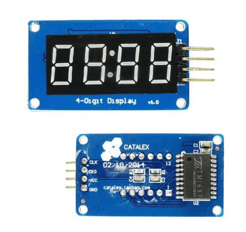 TM1637 4 Bits Digital Tube LED Display Module With Clock Display for Arduino 0