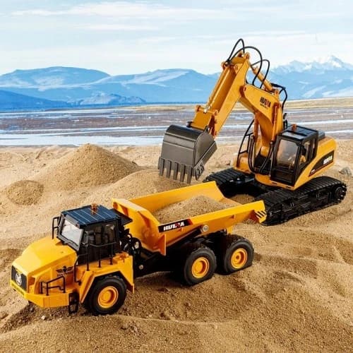Huina 1553 1/16 RC Excavator | Remote Control Construction Excavator | MRC Hobbies India 5