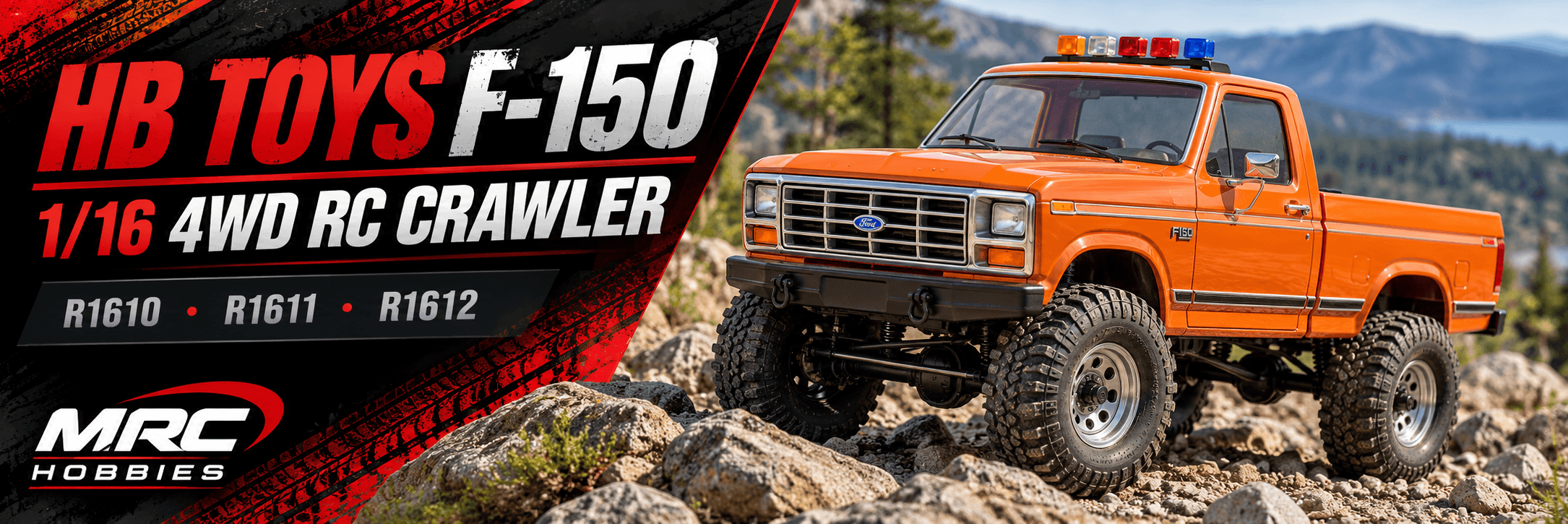 HB Toys Ford F-150 1/16 RC Crawler: Classic Pickup Style for the Trail