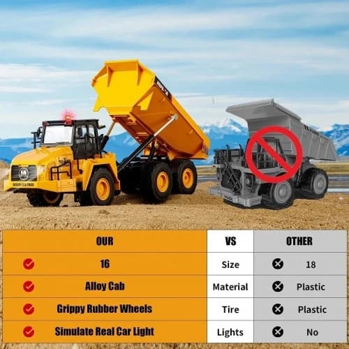 Huina 1553 1/16 RC Excavator | Remote Control Construction Excavator | MRC Hobbies India 3