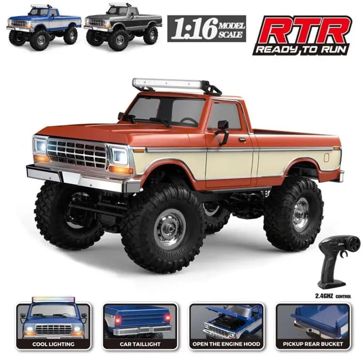 HB Toys Ford F150 1/16 4WD RC Rock Crawler RTR R1610 R1611 R1612 India 1