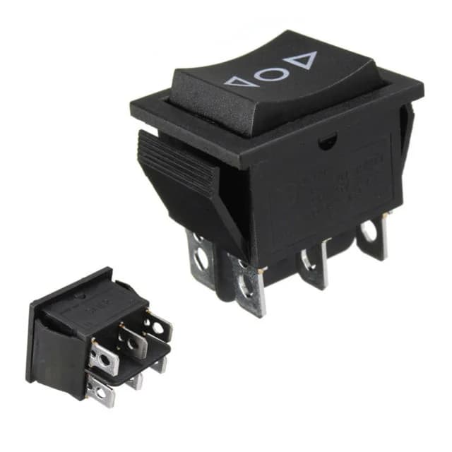 DPDT Rocker Momentary Switch-2pcs 1