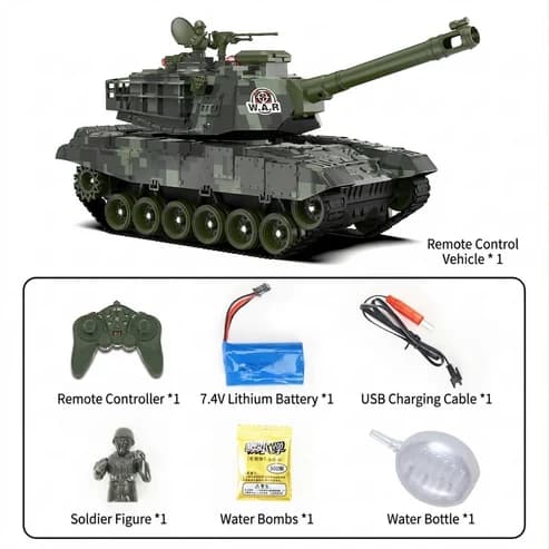 JJRC Q131 Military Tank with Water Bomb RC 0
