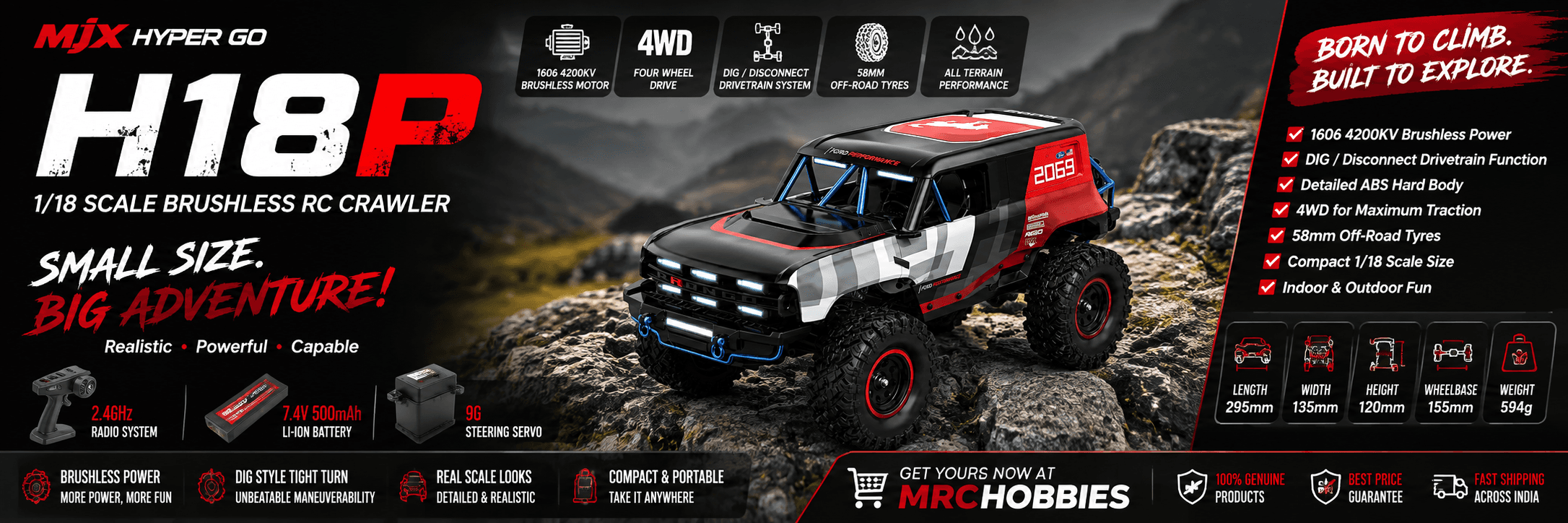 MJX Hyper Go H18P Review – Is This the Ultimate 1/18 Brushless RC Crawler?