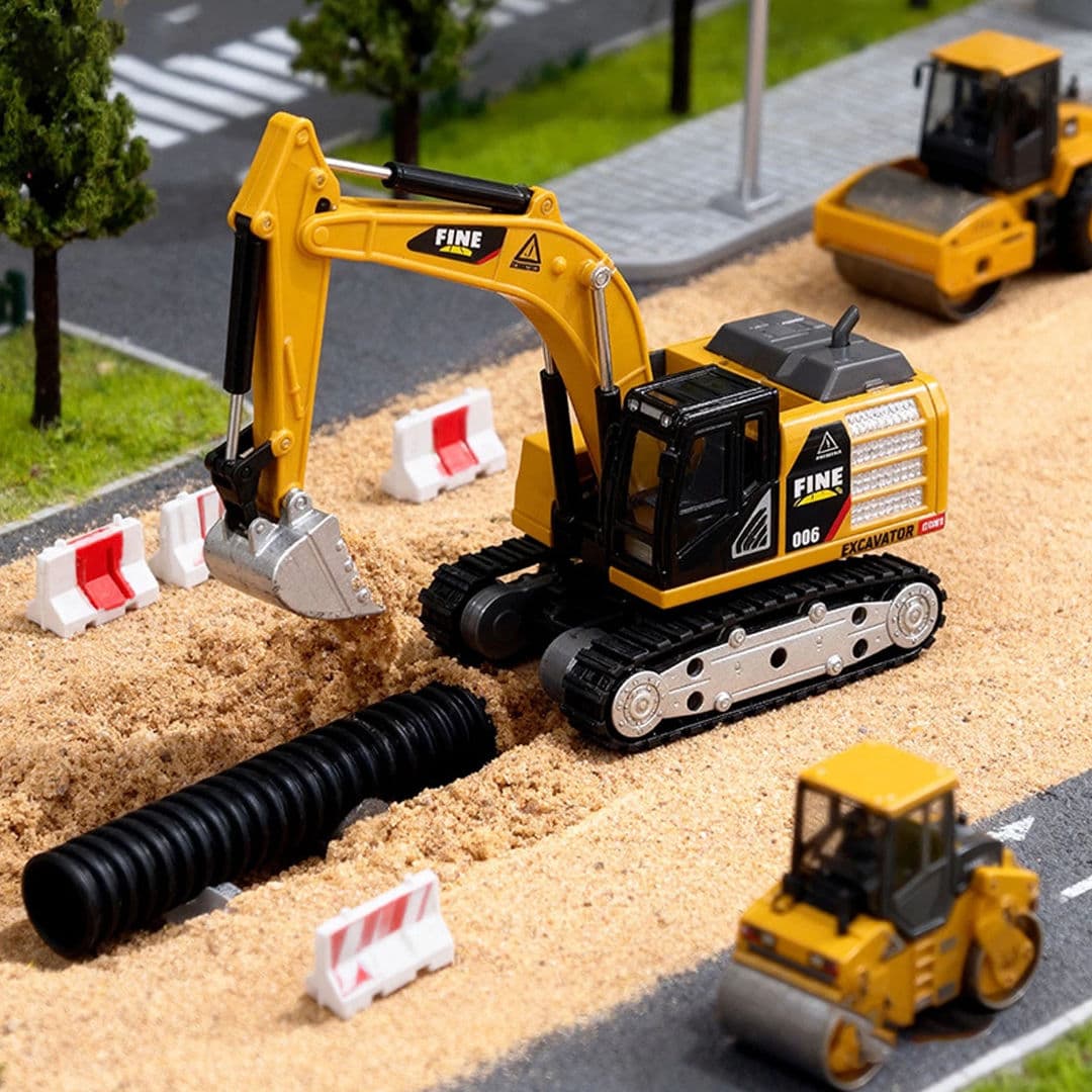 TRASPED HG4-413 1:64 Scale Mini RC Excavator | Alloy Bucket | 270° Rotation | App Control | Lights & Sound 2