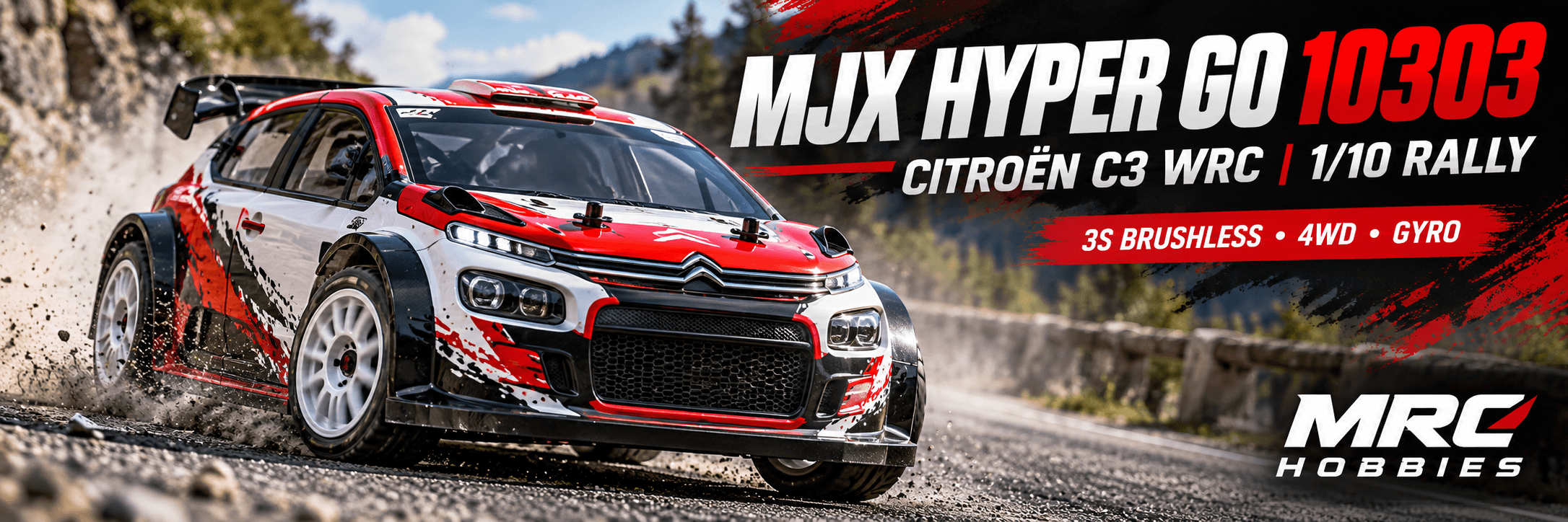 MJX Hyper Go 10303 Citroën C3 WRC: A 1/10 Scale RC Rally Car Built for Speed
