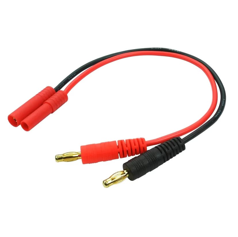 SafeConnect HXT 4mm to Banana Connector ESC Side Charge Adapter Cable 0
