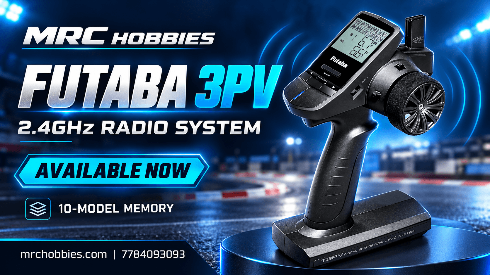 Futaba 3PV 2.4GHz Radio System — Take Control of Your RC Experience!