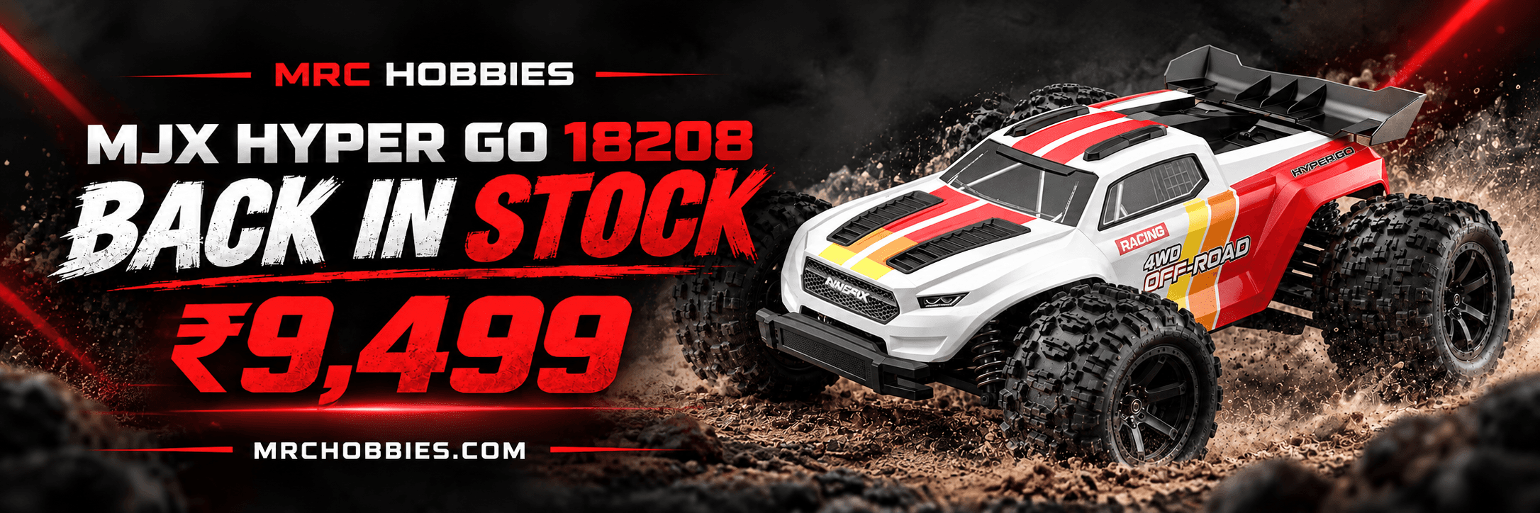 MJX Hyper Go 18208 Is Back in Stock at MRC Hobbies | 1/18 4WD RC Truck