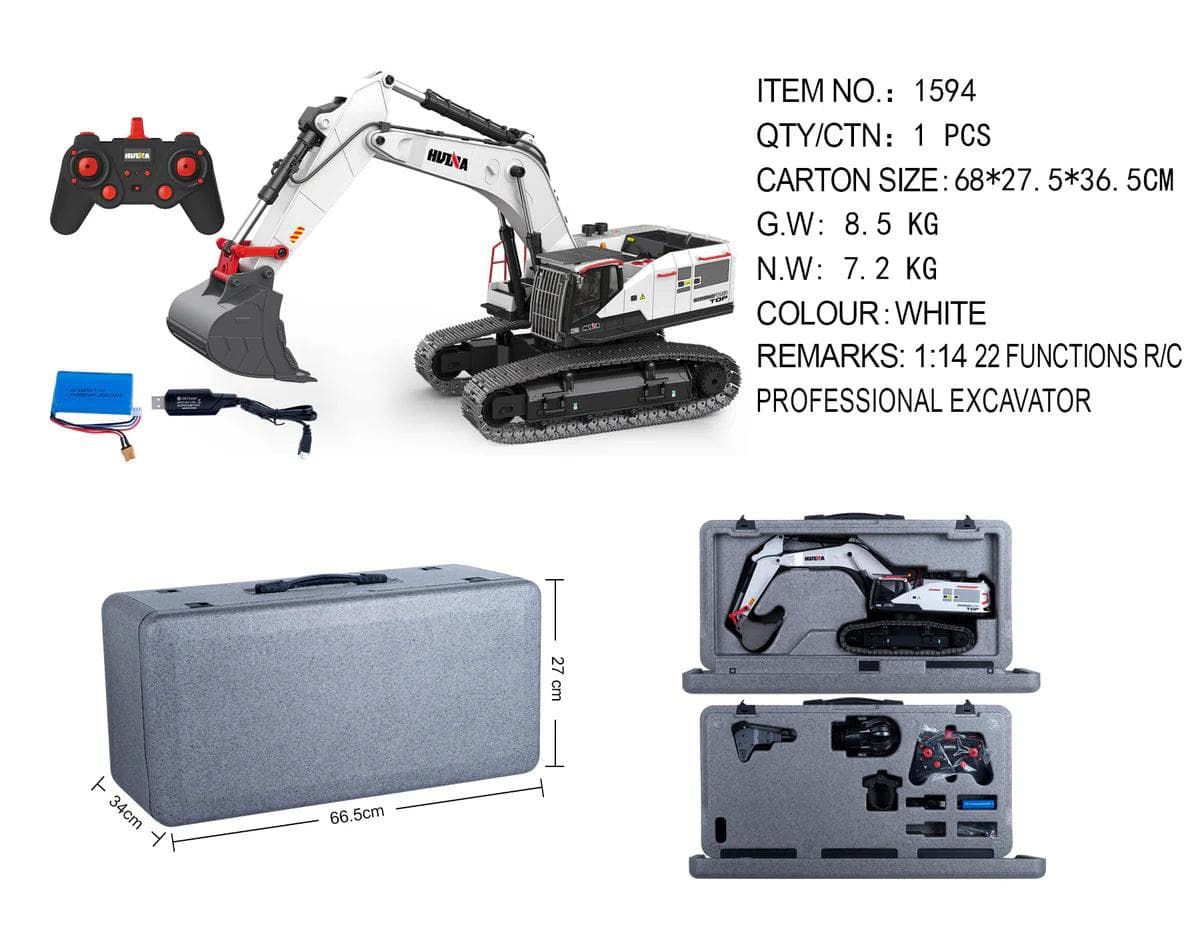 Huina 1594 RC Excavator 3