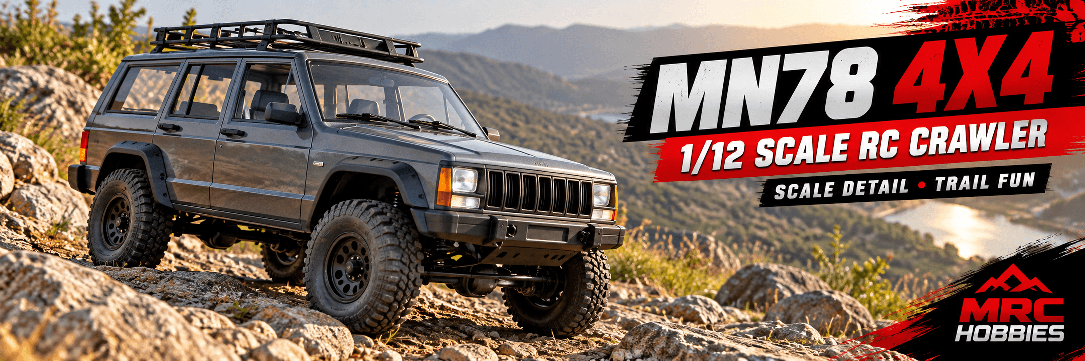 MN78 1/12 Scale 4X4 RC Crawler: Classic SUV Style for the Trail