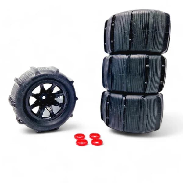 MJX Hyper Go 14209 14210 Paddle Tyre Wheels 4 Pack - Part Number 14300E2 0