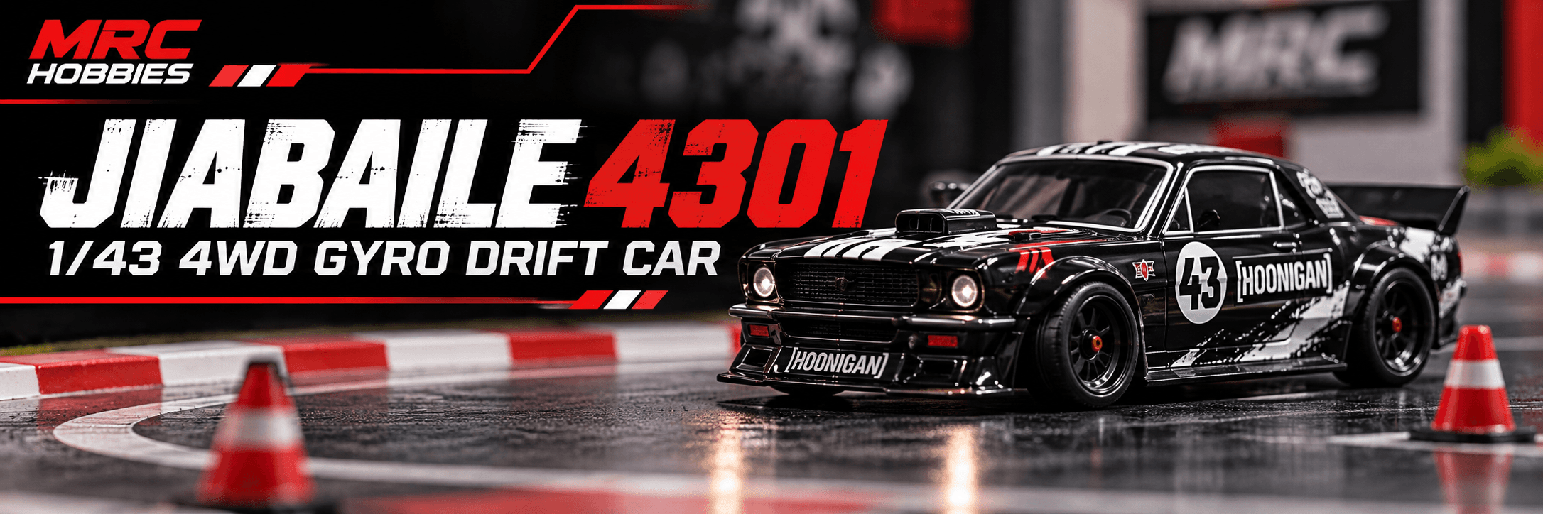 JIABAILE 4301: Mini 1/43 RC Drifting with Gyro Assistance