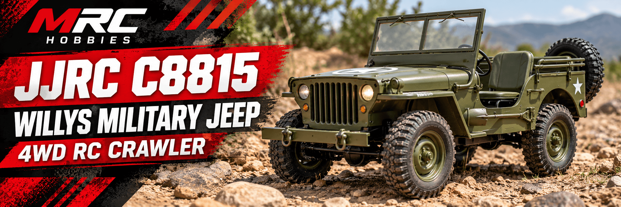 JJRC C8815 Willys Military Jeep: Classic Style for Your Next RC Trail