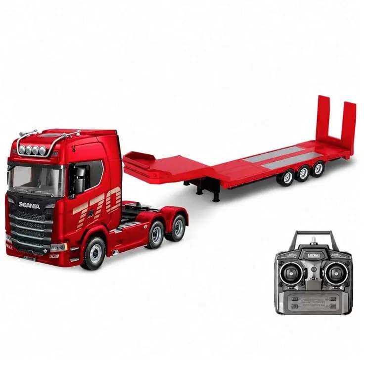 HUINA 1501 770S RC Truck with 1502 Trailer 1/18 19CH Transport Truck RTR | India 0