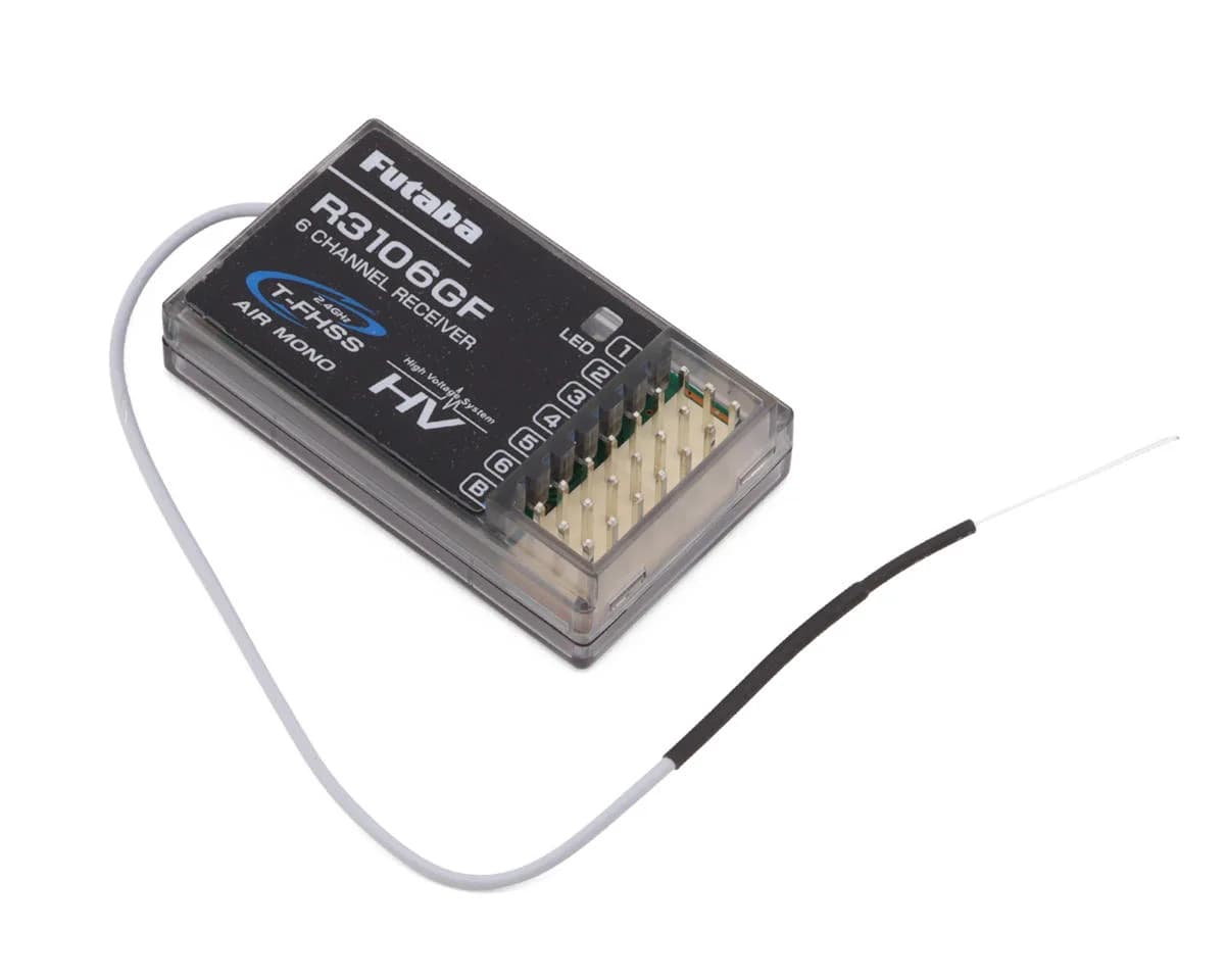 Futaba R3106GF T-FHSS Mono 6 Channel 2.4GHz Receiver (Airplane) 0