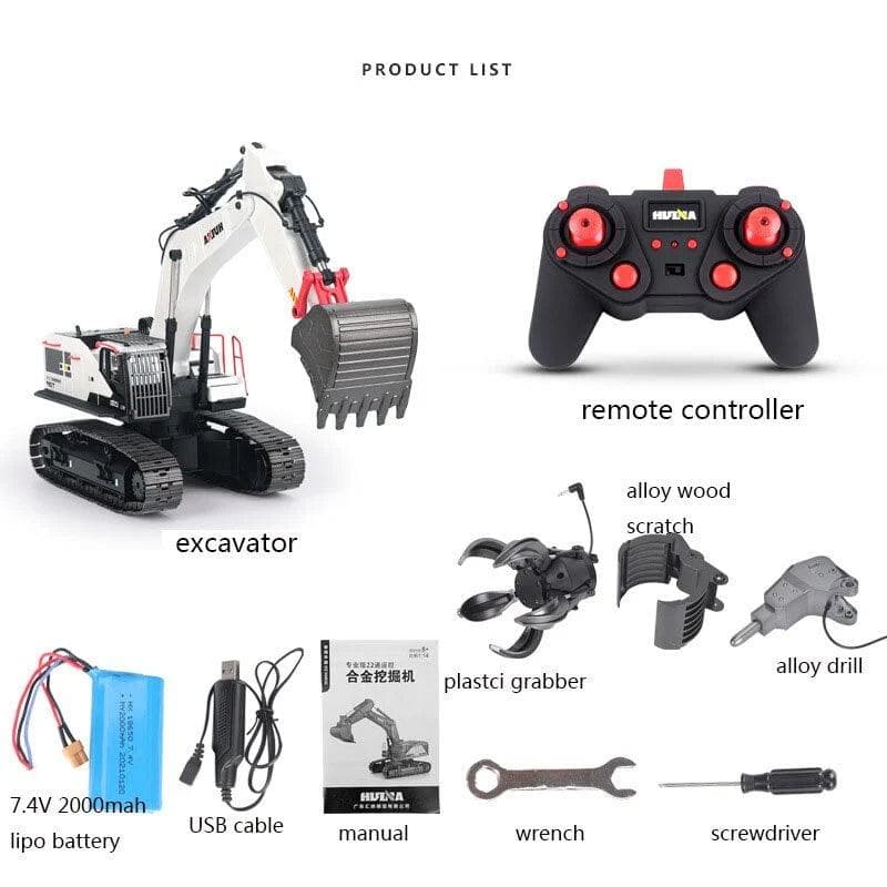 Huina 1594 RC Excavator 1