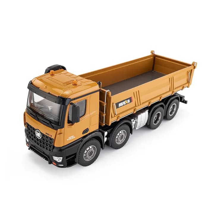 Huina 1536 1:14 Alloy RC Dump Truck – 12CH Large 8-Wheel Heavy Construction Transport Vehicle 3