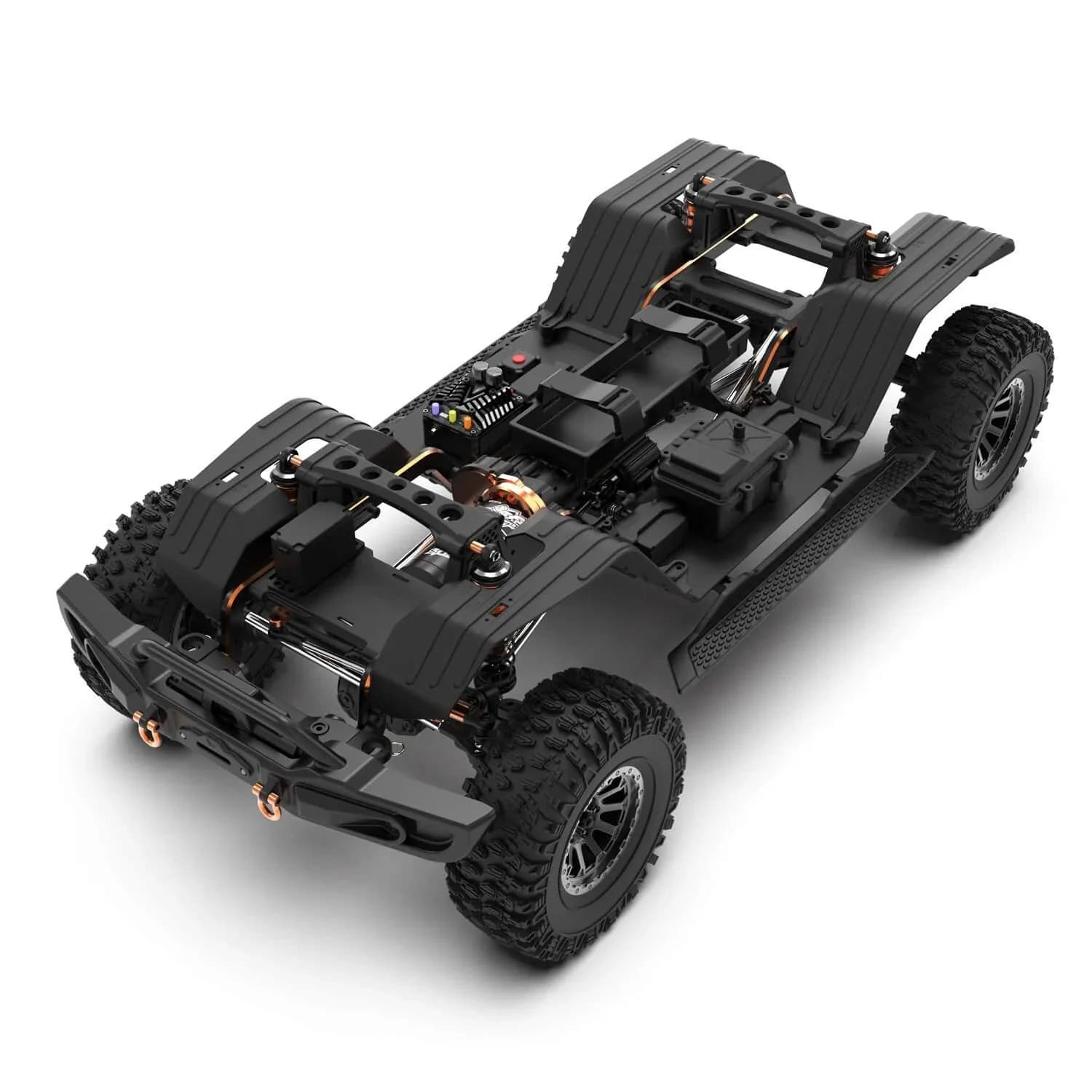 Rlaarlo MK07 V2 1/7 Scale 4WD Brushless RC Crawler W/ BATTERI AND CHARGER 2