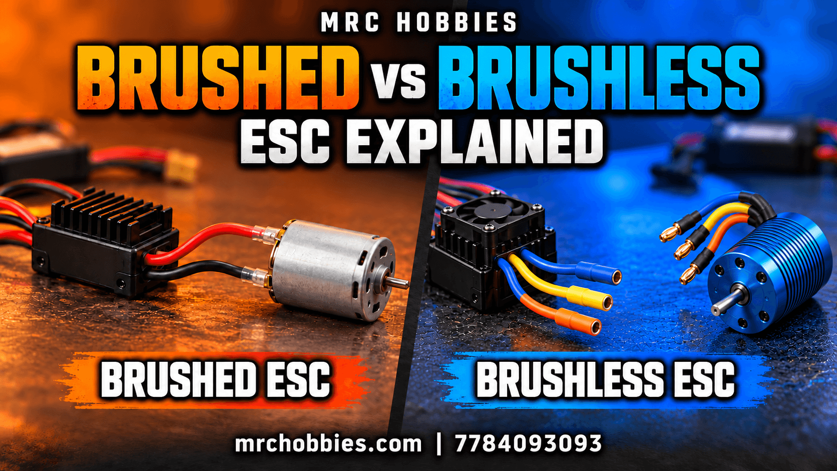 Brushed vs Brushless ESC — What Is the Difference in RC Cars?