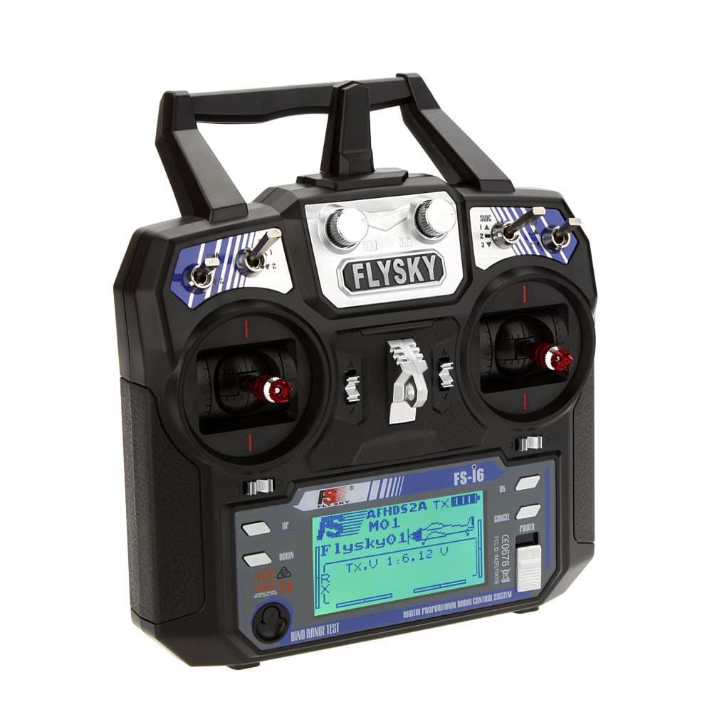 FlySky FS-i6 2.4G 6CH PPM RC Transmitter With FS-iA6B Receiver 0