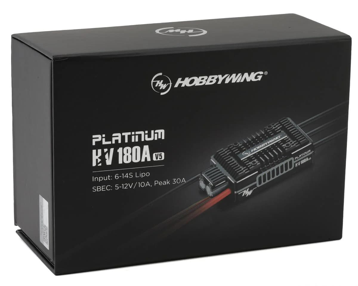 HOBBYWING Platinum Pro 180A HV ESC V5 6-14s 10A BEC 0
