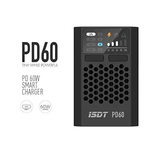 iSDT PD60 60W 6A 1-4S USB-C Input Battery Charger (Original) 1